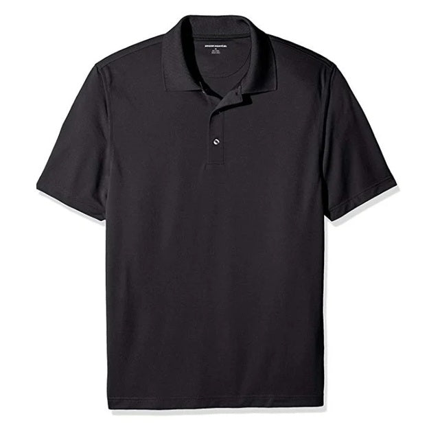 Wholesale Boys Dri Fit Performance Short Sleeve School Uniform Polo Shirt Black