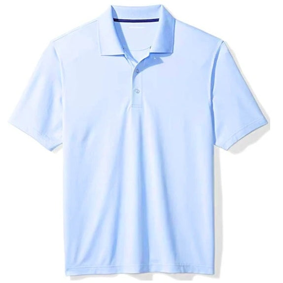 Wholesale Boys Dri Fit Performance Short Sleeve School Uniform Polo Shirt Light Blue