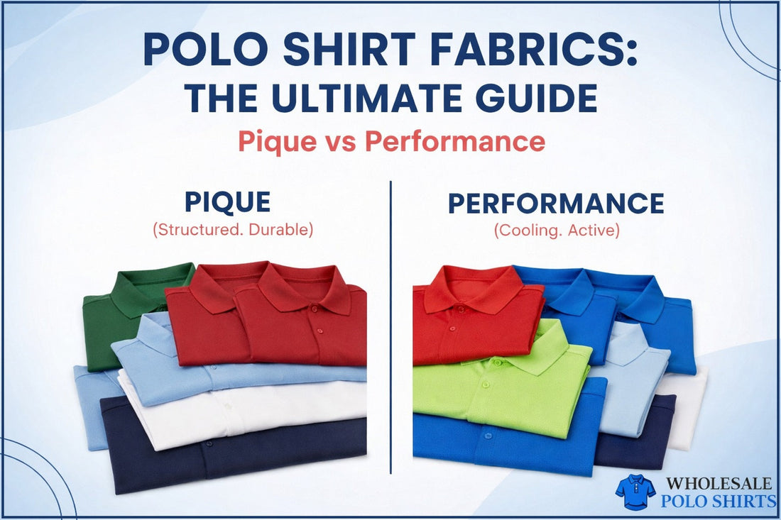 Pique vs. Jersey vs. Dri-Fit: Which Bulk Polo is Best?