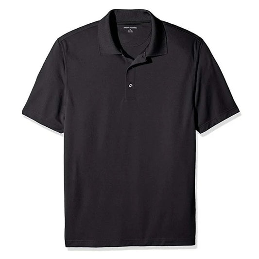 Wholesale Boys Dri Fit Performance Short Sleeve School Uniform Polo Shirt Black